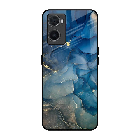 Blue Cool Marble Glossy Case for Oppo A36
