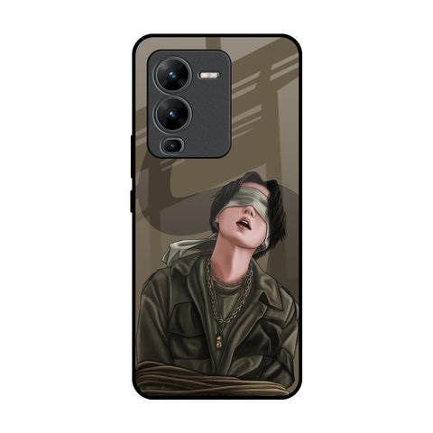 Blind Fold Glossy Case for Vivo V25 Pro