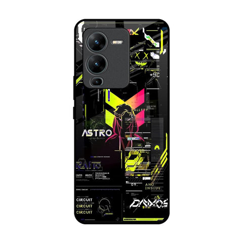 Astro Glitch Glossy Case for Vivo V25 Pro
