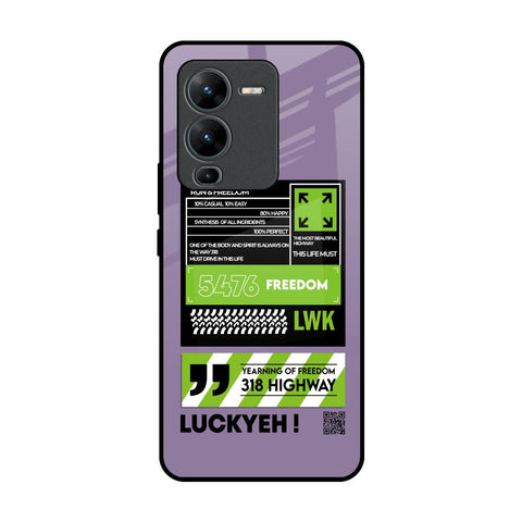 Run & Freedom Glossy Case for Vivo V25 Pro