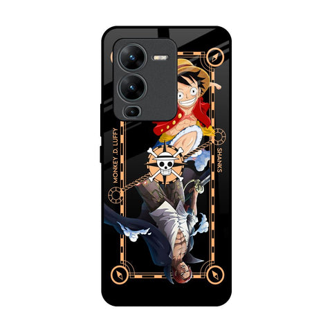 Shanks & Luffy Glossy Case for Vivo V25 Pro