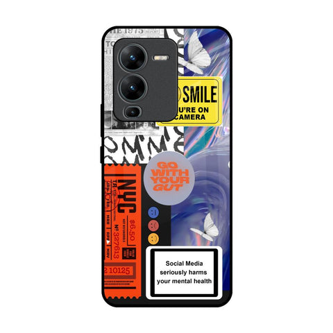 Smile for Camera Glossy Case for Vivo V25 Pro