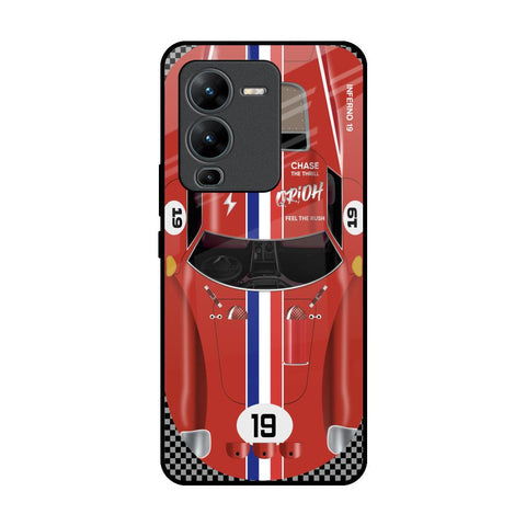 Racing Vintage Glossy Case for Vivo V25 Pro