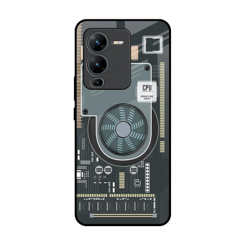 Motherboard Circuit Glossy Case for Vivo V25 Pro