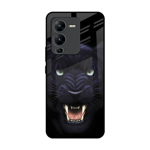 Angry Black Leopard Glossy Case for Vivo V25 Pro