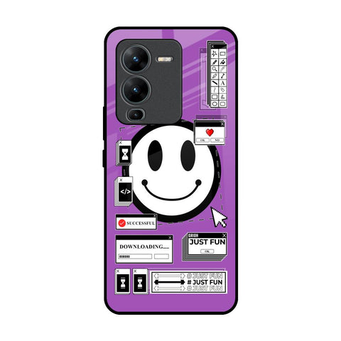 Code with Smile Glossy Case for Vivo V25 Pro