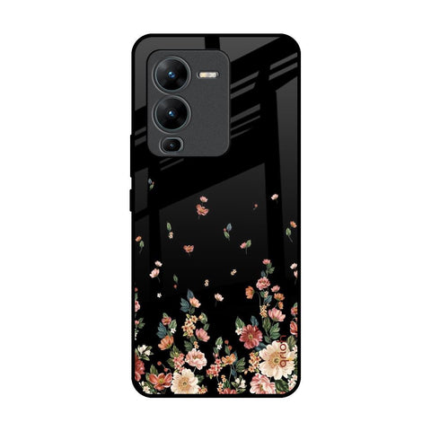 Floating Floral Print Glossy Case for Vivo V25 Pro