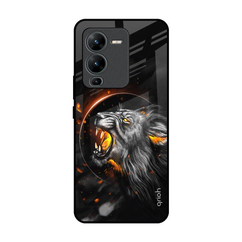 Aggressive Lion Glossy Case for Vivo V25 Pro