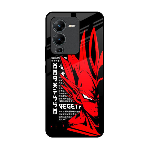 Red Vegeta Glossy Case for Vivo V25 Pro