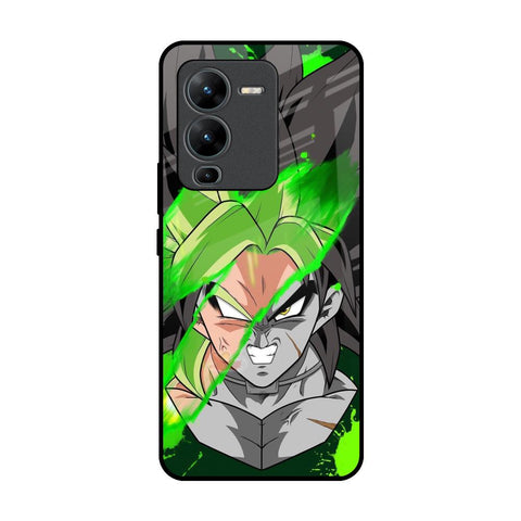 Anime Green Splash Glossy Case for Vivo V25 Pro