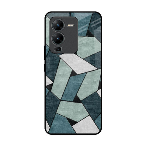 Abstact Tiles Glossy Case for Vivo V25 Pro