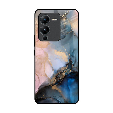 Marble Ink Abstract Glossy Case for Vivo V25 Pro