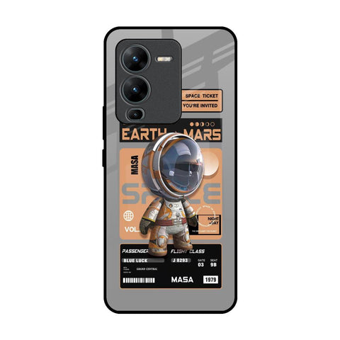 Space Ticket Glossy Case for Vivo V25 Pro