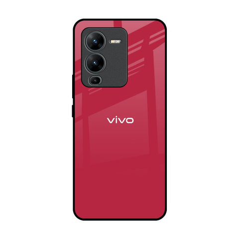 Solo Maroon Glossy case for Vivo V25 Pro