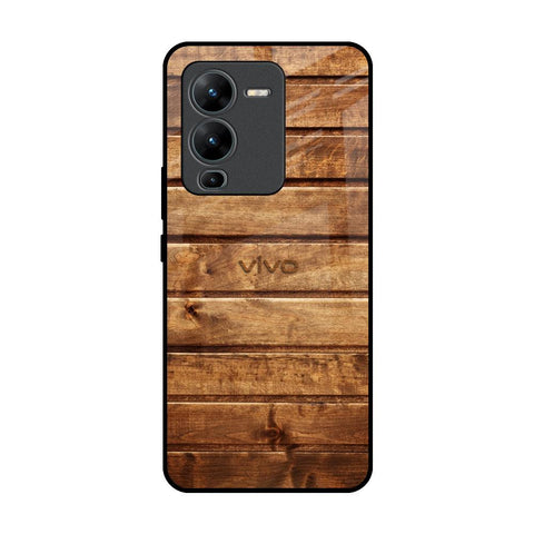 Wooden Planks Glossy Case for Vivo V25 Pro