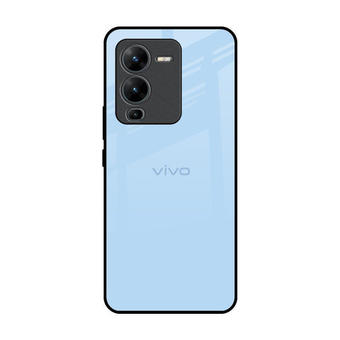 Pastel Sky Blue Glossy Case for Vivo V25 Pro