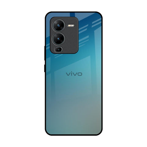 Sea Theme Gradient Glossy Case for Vivo V25 Pro