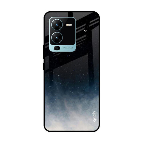 Black Aura Glossy Case for Vivo V25 Pro