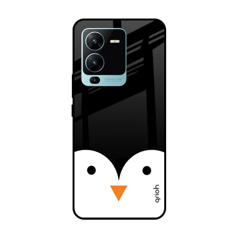 Cute Penguin Glossy Case for Vivo V25 Pro