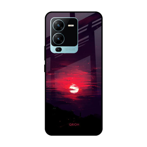 Morning Red Sky Glossy Case For Vivo V25 Pro