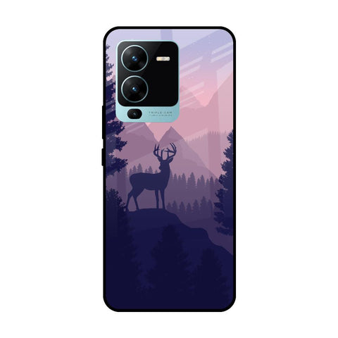 Deer In Night Glossy Case For Vivo V25 Pro