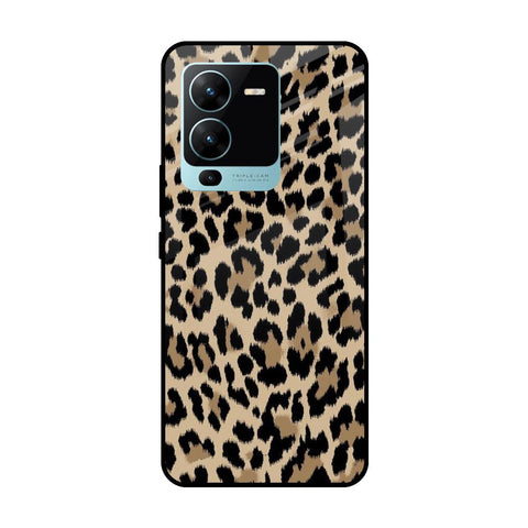 Leopard Seamless Glossy Case For Vivo V25 Pro