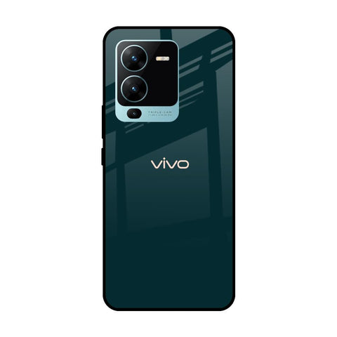 Hunter Green Glossy Case For Vivo V25 Pro