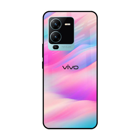 Colorful Waves Glossy case for Vivo V25 Pro