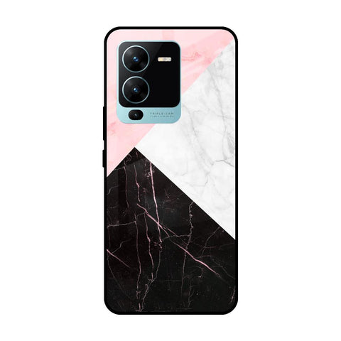 Marble Collage Art Glossy Case For Vivo V25 Pro