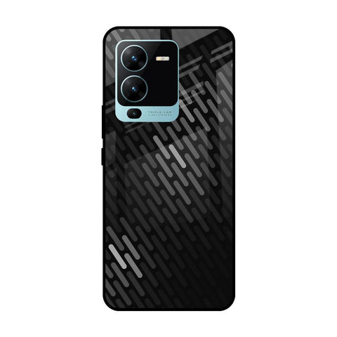 Dark Abstract Pattern Glossy Case For Vivo V25 Pro