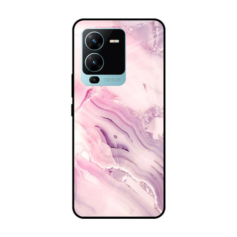 Diamond Pink Gradient Glossy Case For Vivo V25 Pro