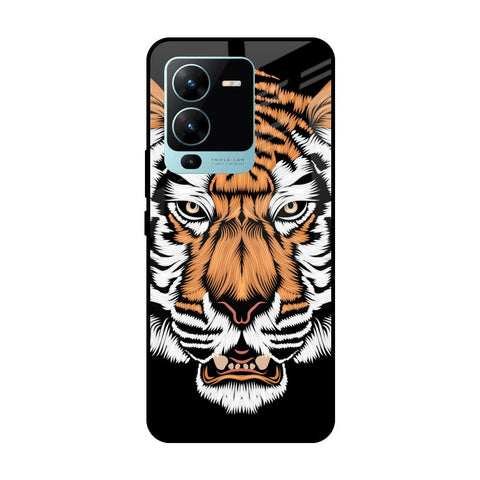 Angry Tiger Glossy Case For Vivo V25 Pro