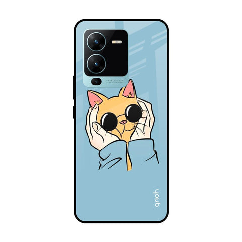 Adorable Cute Kitty Glossy Case For Vivo V25 Pro