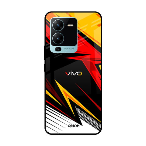 Race Jersey Pattern Glossy Case For Vivo V25 Pro