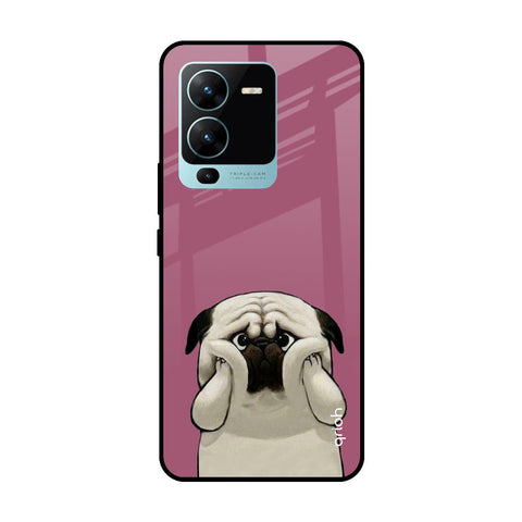 Funny Pug Face Glossy Case For Vivo V25 Pro
