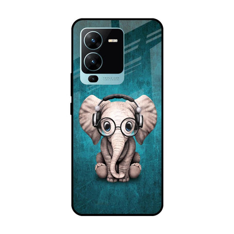 Adorable Baby Elephant Glossy Case For Vivo V25 Pro