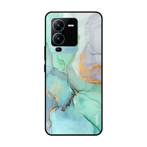 Green Marble Glossy case for Vivo V25 Pro