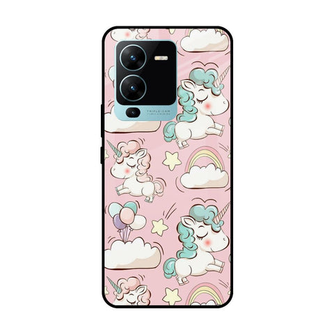 Balloon Unicorn Glossy case for Vivo V25 Pro