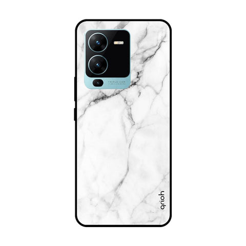 Modern White Marble Glossy case for Vivo V25 Pro