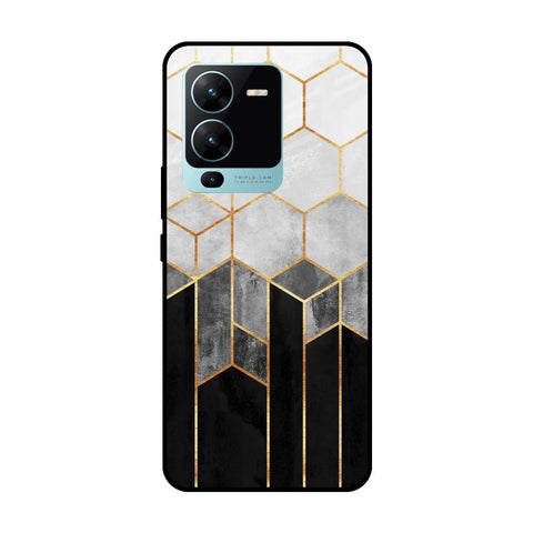 Tricolor Pattern Glossy Case for Vivo V25 Pro