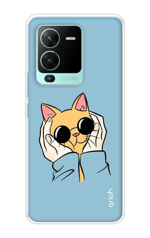 Attitude Cat Soft Cover for Vivo V25 Pro