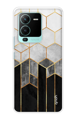 Hexagonal Pattern Soft Cover for Vivo V25 Pro