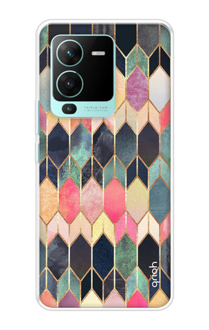 Shimmery Pattern Soft Cover for Vivo V25 Pro