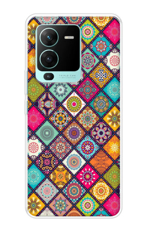 Multicolor Mandala Soft Cover for Vivo V25 Pro