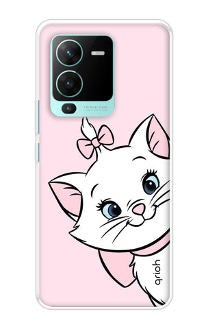 Cute Kitty Soft Cover For Vivo V25 Pro
