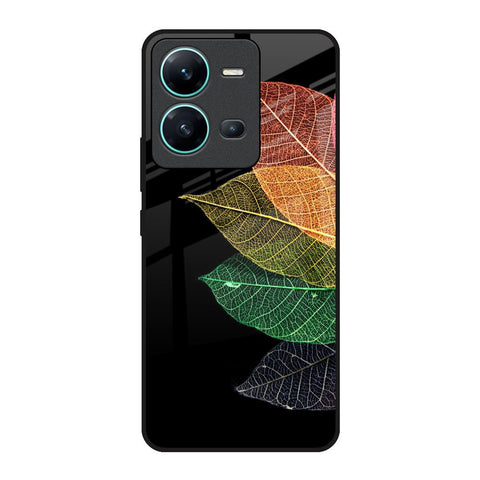 Colorful Leaves Glossy Case for Vivo V25
