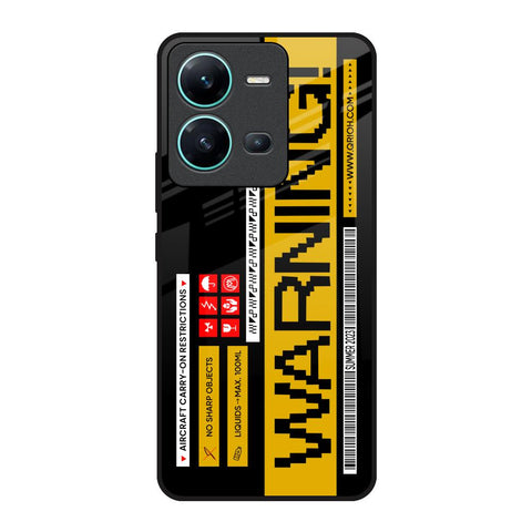 Aircraft Warning Glossy Case for Vivo V25
