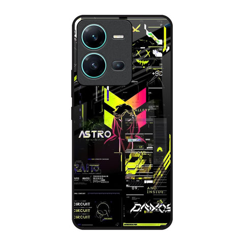 Astro Glitch Glossy Case for Vivo V25