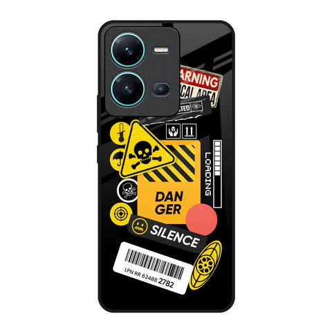 Danger Signs Glossy Case for Vivo V25