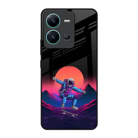 Retro Astronaut Glossy Case for Vivo V25